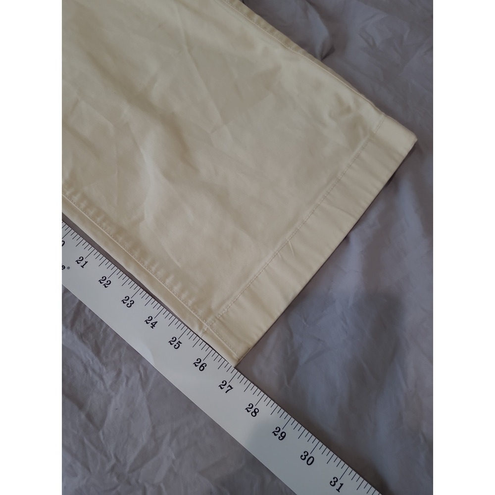 Gap High Waist Stride Ankle Pants Women SZ 6 Light Cream Beachy Coastal casual - Picture 8 of 10